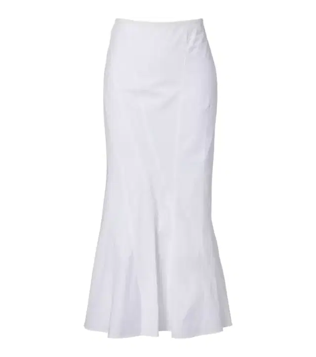 Ora cotton poplin midi skirt