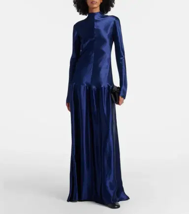 Fforme Satin maxi dress | Thumbnail 6
