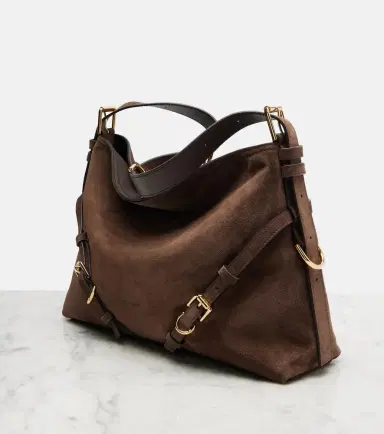 Givenchy Voyou Medium suede shoulder bag | Thumbnail 3 Givenchy Voyou Medium suede shoulder bag | Thumbnail 3