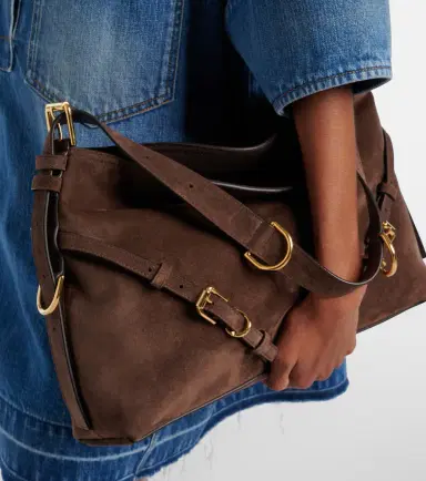 Givenchy Voyou Medium suede shoulder bag | Thumbnail 6 Givenchy Voyou Medium suede shoulder bag | Thumbnail 6