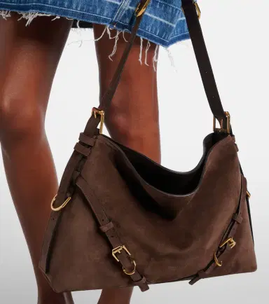 Givenchy Voyou Medium suede shoulder bag | Thumbnail 7 Givenchy Voyou Medium suede shoulder bag | Thumbnail 7