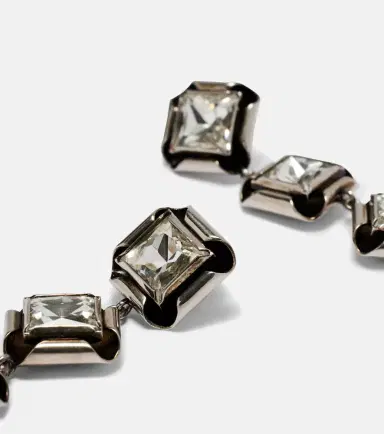 Givenchy Crystal-embellished drop earrings | Thumbnail 2
