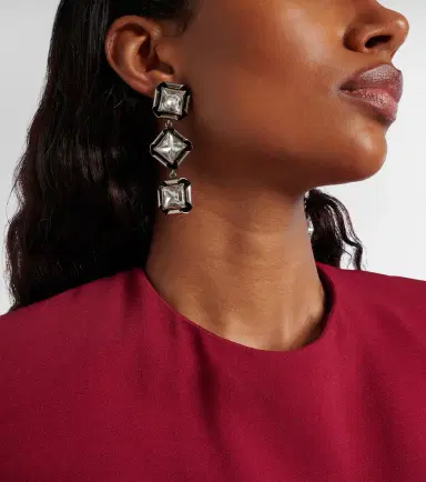 Givenchy Crystal-embellished drop earrings | Thumbnail 5