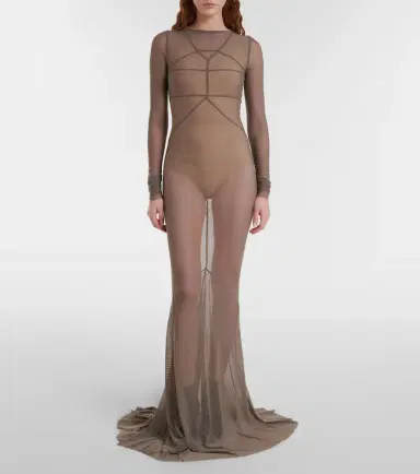 Rick Owens Temple tulle gown | Thumbnail 3