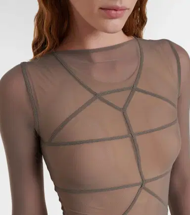 Rick Owens Temple tulle gown | Thumbnail 4