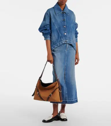 Givenchy Voyou Medium suede shoulder bag | Thumbnail 6 Givenchy Voyou Medium suede shoulder bag | Thumbnail 6