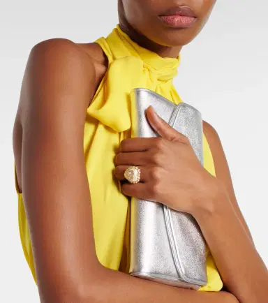 Valentino VLogo faux pearl-embellished ring | Thumbnail 5 Valentino VLogo faux pearl-embellished ring | Thumbnail 5