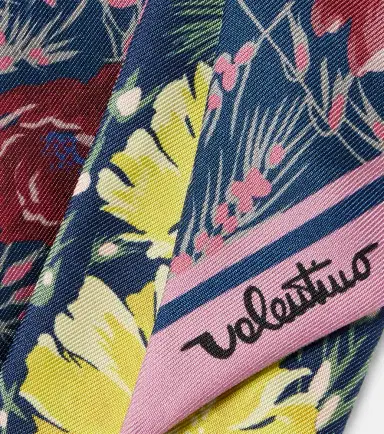 Valentino Printed silk twill scarf | Thumbnail 2