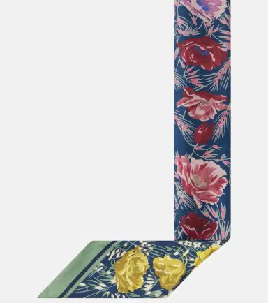 Valentino Printed silk twill scarf | Thumbnail 3