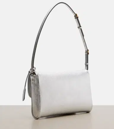 Valentino Garavani DeVain Small metallic leather shoulder bag | Thumbnail 4 Valentino Garavani DeVain Small metallic leather shoulder bag | Thumbnail 4