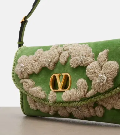 Valentino Garavani DeVain embellished velvet shoulder bag | Thumbnail 2 Valentino Garavani DeVain embellished velvet shoulder bag | Thumbnail 2