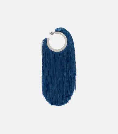 Alaïa Alaïa Fringed hoop earrings | Thumbnail 2 Alaïa Alaïa Fringed hoop earrings | Thumbnail 2