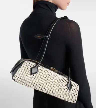 Alaïa Alaïa Le Teckel Medium woven shoulder bag | Thumbnail 5