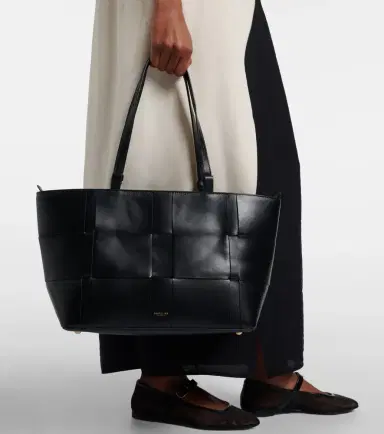 DeMellier Florence Large woven leather tote bag | Thumbnail 4