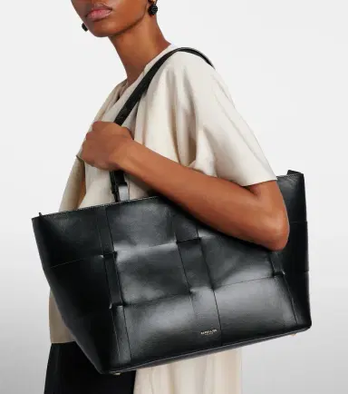 DeMellier Florence Large woven leather tote bag | Thumbnail 6