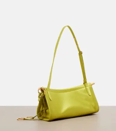 Alaïa Alaïa Le Click East West Small leather-trimmed satin shoulder bag | Thumbnail 2 Alaïa Alaïa Le Click East West Small leather-trimmed satin shoulder bag | Thumbnail 2