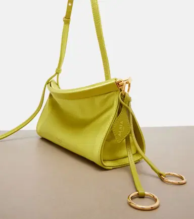 Alaïa Alaïa Le Click East West Small leather-trimmed satin shoulder bag | Thumbnail 3 Alaïa Alaïa Le Click East West Small leather-trimmed satin shoulder bag | Thumbnail 3