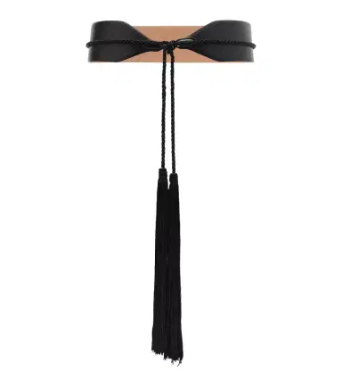 Alaïa Alaïa Tassel-trimmed leather belt | Thumbnail 1 Alaïa Alaïa Tassel-trimmed leather belt | Thumbnail 1