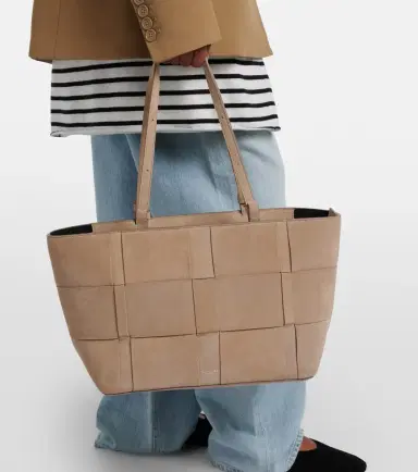 DeMellier Florence Large suede tote bag | Thumbnail 4 DeMellier Florence Large suede tote bag | Thumbnail 4