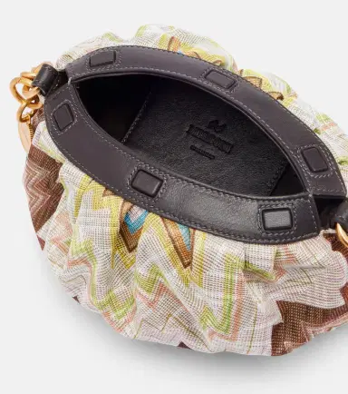 Missoni Zigzag Small leather-trimmed clutch | Thumbnail 3 Missoni Zigzag Small leather-trimmed clutch | Thumbnail 3