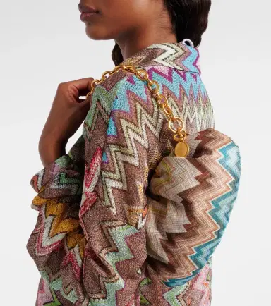 Missoni Zigzag Small leather-trimmed clutch | Thumbnail 5 Missoni Zigzag Small leather-trimmed clutch | Thumbnail 5