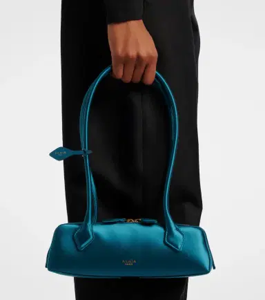 Alaïa Alaïa Le Teckel Small satin shoulder bag | Thumbnail 5 Alaïa Alaïa Le Teckel Small satin shoulder bag | Thumbnail 5