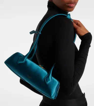Alaïa Alaïa Le Teckel Small satin shoulder bag | Thumbnail 6 Alaïa Alaïa Le Teckel Small satin shoulder bag | Thumbnail 6