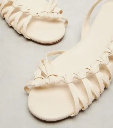 Chloé Chloé Estra braided leather slingback sandals | Thumbnail 4