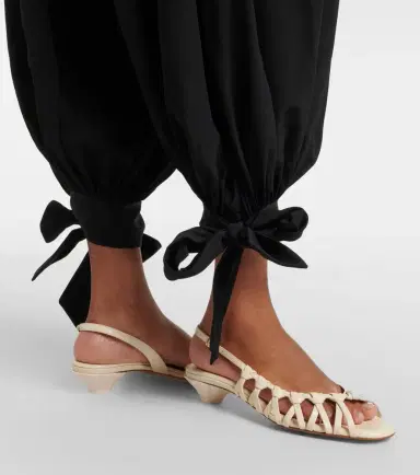 Chloé Chloé Estra braided leather slingback sandals | Thumbnail 6