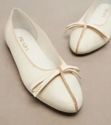 Prada Leather ballet flats | Thumbnail 4