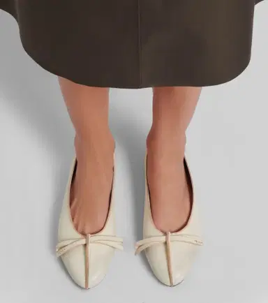 Prada Leather ballet flats | Thumbnail 6