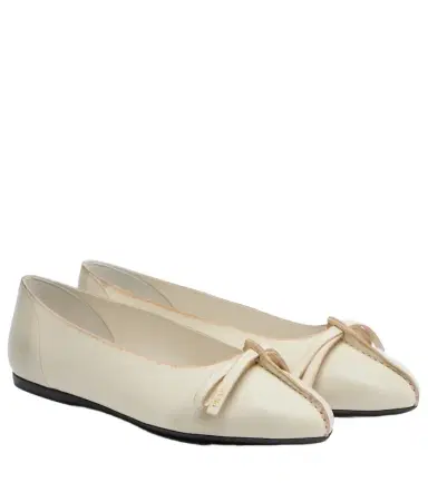Prada Leather ballet flats | Thumbnail 1