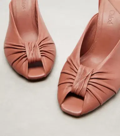 Chloé Chloé Suzie leather mules | Thumbnail 3