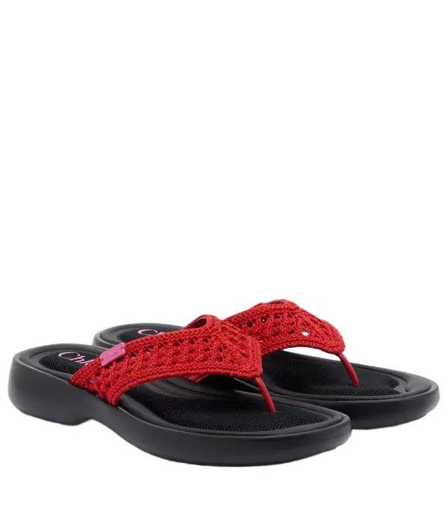Chloe Chloé Poolette crochet thong sandals