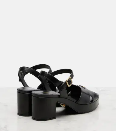 Prada Leather platform sandals | Thumbnail 3 Prada Leather platform sandals | Thumbnail 3