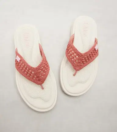 Chloé Chloé La Poolette crochet thong sandals | Thumbnail 2