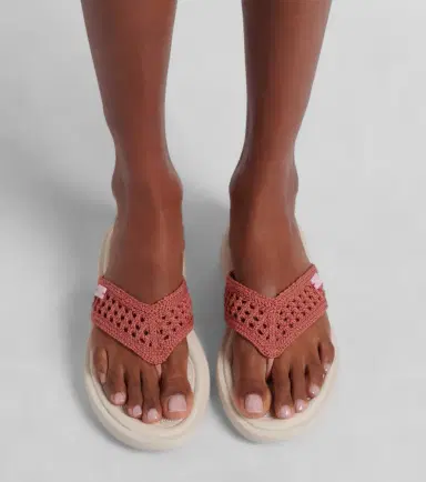 Chloé Chloé La Poolette crochet thong sandals | Thumbnail 5