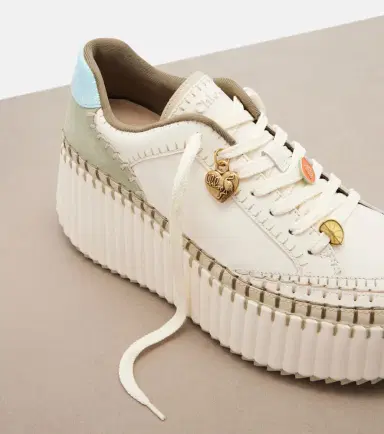 Chloé Chloé Nama leather platform sneakers | Thumbnail 2 Chloé Chloé Nama leather platform sneakers | Thumbnail 2