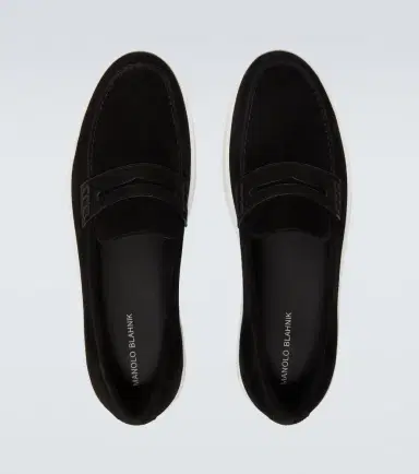 Manolo Blahnik Ellis suede loafers | Thumbnail 3
