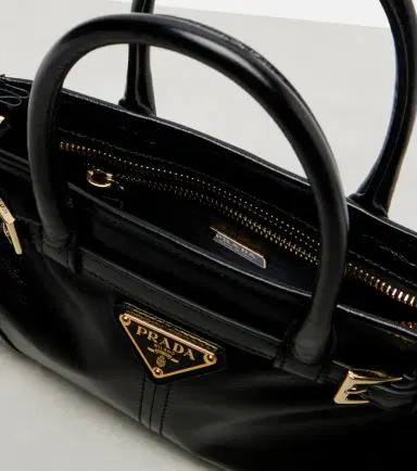 Prada Bonnie Mini leather top-handle bag | Thumbnail 3