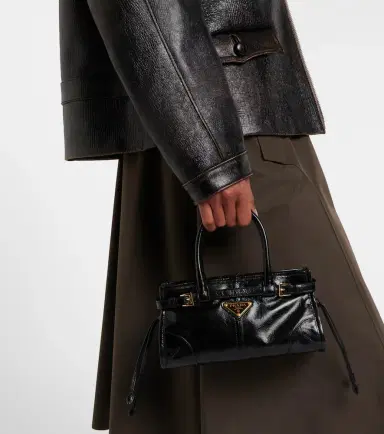 Prada Bonnie Mini leather top-handle bag | Thumbnail 6