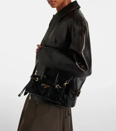 Prada Bonnie Mini leather top-handle bag | Thumbnail 7