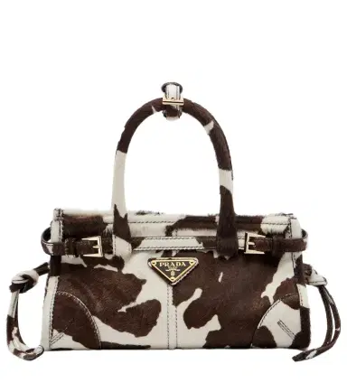 Prada Bonnie Mini calf hair top-handle bag | Thumbnail 1 Prada Bonnie Mini calf hair top-handle bag | Thumbnail 1