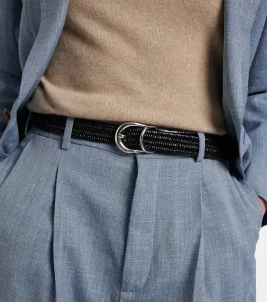 Déhanche Déhanche Loom braided leather belt | Thumbnail 3