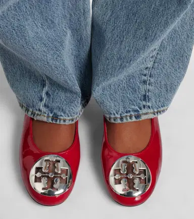 Tory Burch Reva embellished patent leather ballet flats | Thumbnail 6 Tory Burch Reva embellished patent leather ballet flats | Thumbnail 6