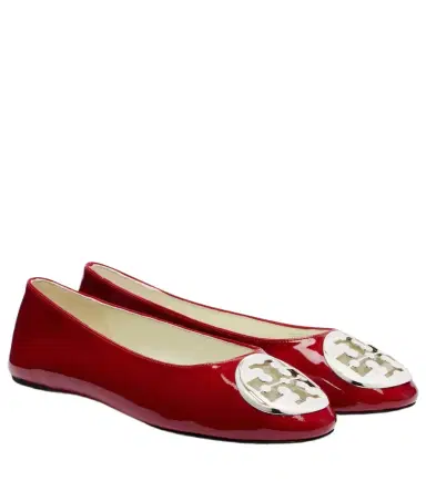 Tory Burch Reva embellished patent leather ballet flats | Thumbnail 1 Tory Burch Reva embellished patent leather ballet flats | Thumbnail 1