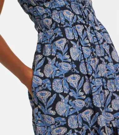Ulla Johnson Aydin floral cotton-blend midi dress | Thumbnail 4