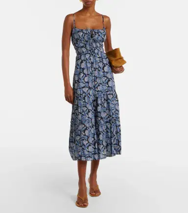 Ulla Johnson Aydin floral cotton-blend midi dress | Thumbnail 5