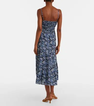 Ulla Johnson Aydin floral cotton-blend midi dress | Thumbnail 6