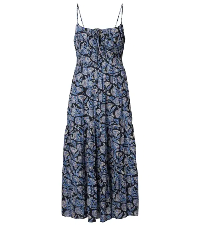 Ulla Johnson Aydin floral cotton-blend midi dress
